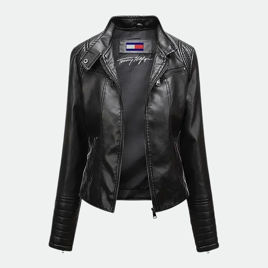 ז'קט עור לנשים