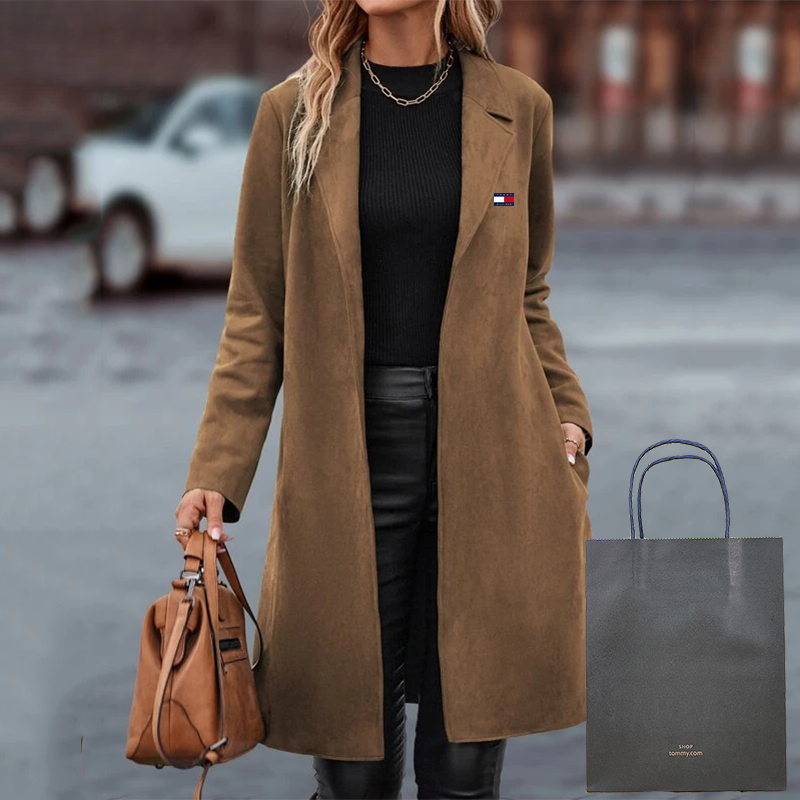 מעיל ארוך יומיומי לנשים