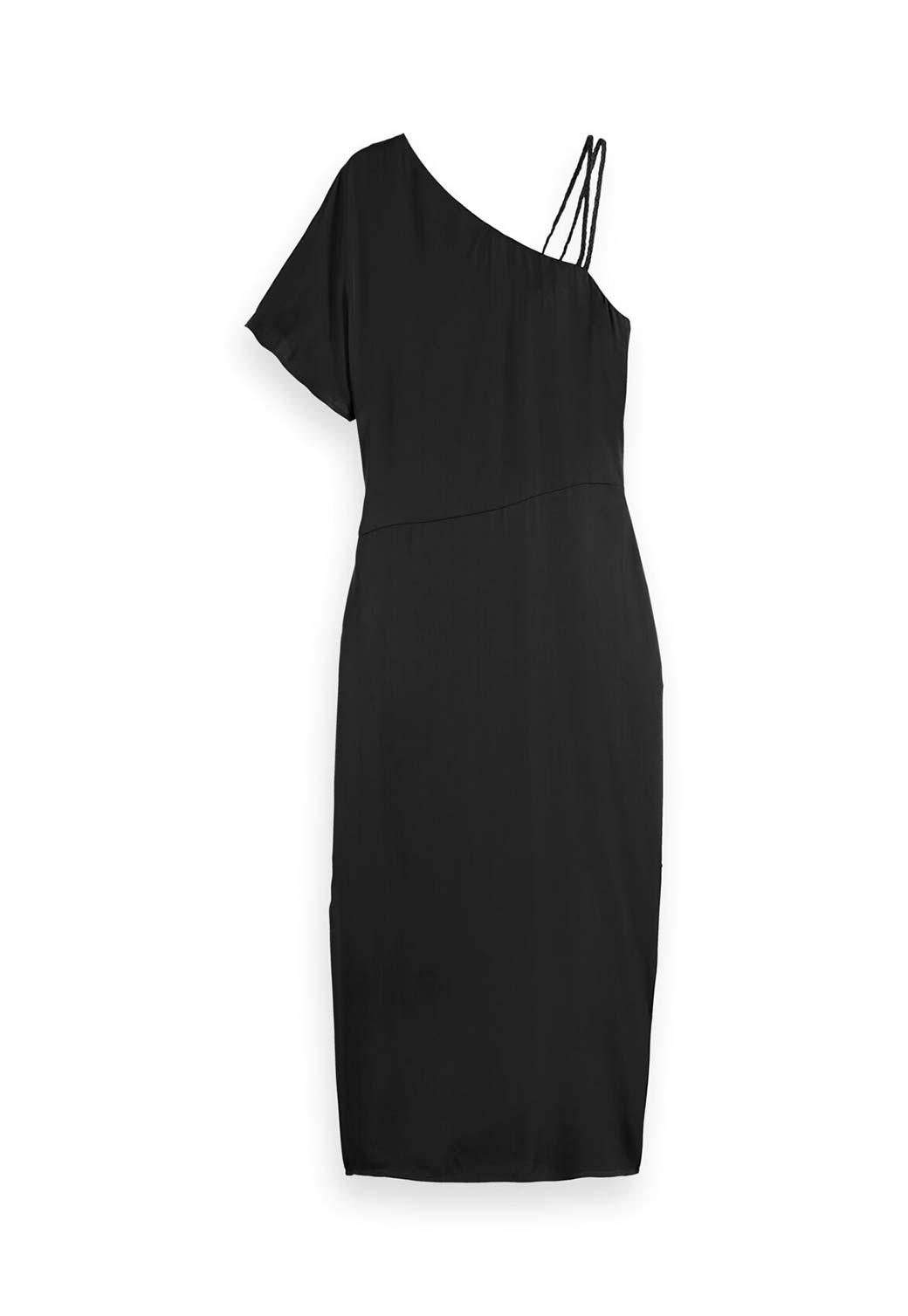 שמלת מידי א-סימטרית לנשים