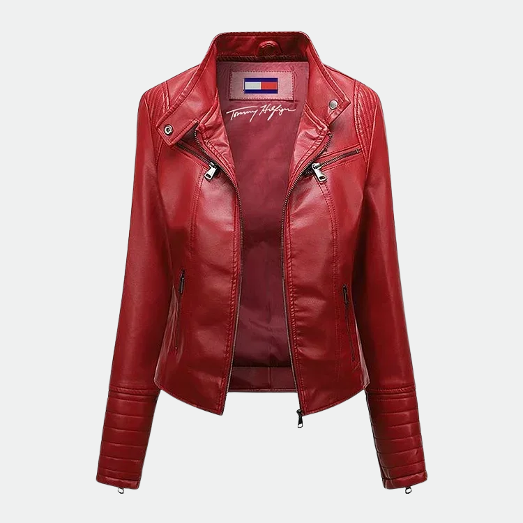 ז'קט עור לנשים