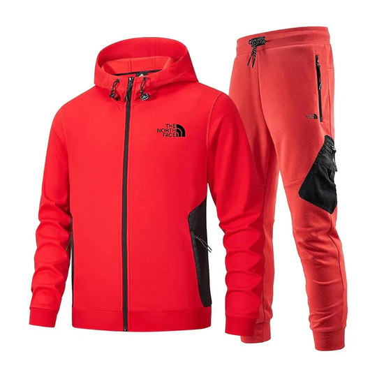 קפוצון גברים עם שרוולים ארוכים, סט טרנינג